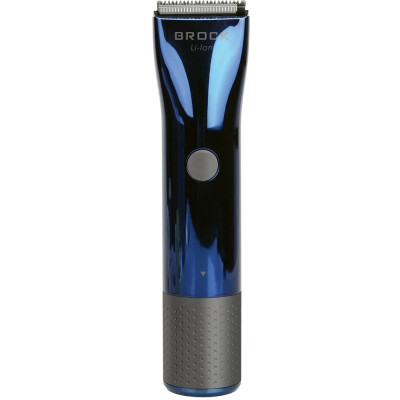 Машинка для стрижки Brock BHC 3001, Blue, 3W, живлення: акумулятор, 2 насадки 1-15,5мм та 16-30,5мм, час роботи до 60хв, IPX6