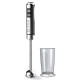 Блендер Sogo SS-14475, Black/Inox, 1500W, занурювальний, 23 швидкості з плавним регулюванням, екстра довга насадка подрібнювач 25см з 4 лезами, мірна склянка 800мл
