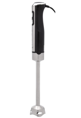 Блендер Sogo SS-14475, Black/Inox, 1500W, занурювальний, 23 швидкості з плавним регулюванням, екстра довга насадка подрібнювач 25см з 4 лезами, мірна склянка 800мл