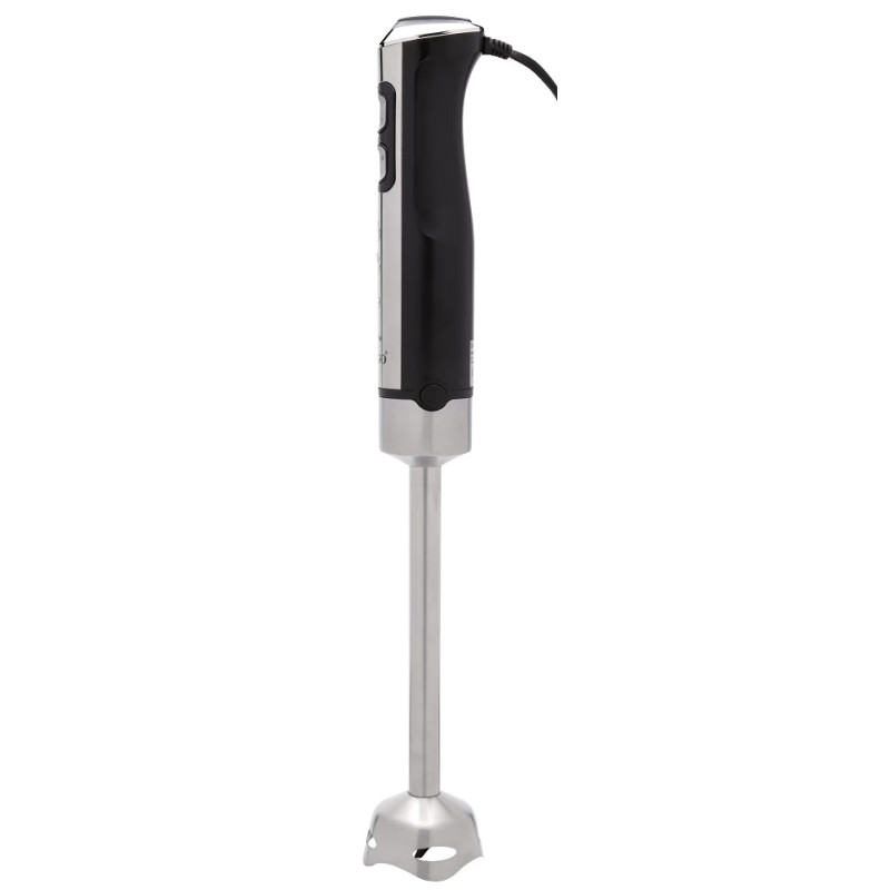 Блендер Sogo SS-14475, Black/Inox, 1500W, занурювальний, 23 швидкості з плавним регулюванням, екстра довга насадка подрібнювач 25см з 4 лезами, мірна склянка 800мл