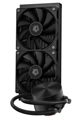 Система рідинного охолодження ID-Cooling FX240, Black, Intel: 1700/1200/2066/2011/1366/1151/1150/1155/1156, AMD: AM4/AM5, до 250 Вт