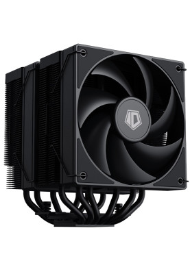 Кулер для процесора ID-Cooling FROZN A620 Black, 2x120 мм, 6 теплових трубок, алюміній/мідь, Intel: 1700, 1200, 1150, 1151, 1155, 1156, AMD: AM4/AM5, 500±200 ~ 2000±10% об/мин, 29.85dB(A) Max, 154х120х140 мм, 4-pin PWM, до 270 Вт
