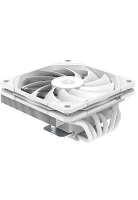 Кулер для процесора ID-Cooling IS-67-XT White Intel: 1700/1200/115x, AMD: AM4, AM5, 120х120х67 мм, 4-pin PWM, 500~2200 об/хв ±10%(PWM), 32.3dB(A) max, TDP 150W, low profile