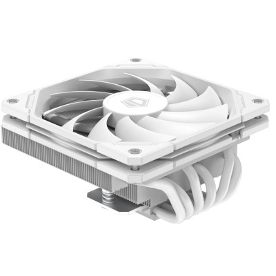 Кулер для процесора ID-Cooling IS-67-XT White Intel: 1700/1200/115x, AMD: AM4, AM5, 120х120х67 мм, 4-pin PWM, 500~2200 об/хв ±10%(PWM), 32.3dB(A) max, TDP 150W, low profile