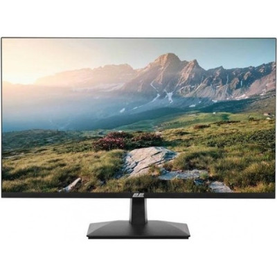 Монітор 23.8" 2E E2424B, Black, WLED, VA, 1920x1080 (16:9), 6.5 мс, 100 Гц, 230 кд/м², 4000:1, 178°/178°, VGA/HDMI, VESA 100x100 мм, зовнішній БЖ (2E-E2424B-01.UA)