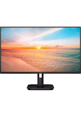 Монітор 23.8" Philips 24E1N1100A/00, Black, IPS, 1920x1080 (16:9), 1 мс, 100 Гц, 250 кд/м², 1300:1, 178°/178°, 2x2 Вт, VGA/HDMI, VESA 100x100 мм