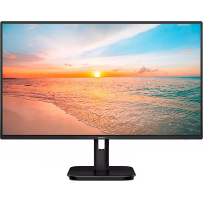Монітор 23.8" Philips 24E1N1100A/00, Black, IPS, 1920x1080 (16:9), 1 мс, 100 Гц, 250 кд/м², 1300:1, 178°/178°, 2x2 Вт, VGA, VGA
