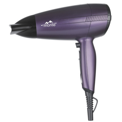 Фен Monte MT-5218 V, Violet, 2000W, 3 швидкості, 3 темпер. режиму, холодне повітря, концентратор