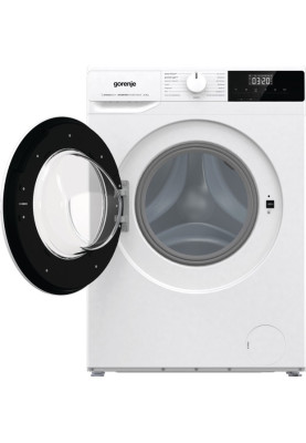 Пральна машина з баком Gorenje WNHPI72SCSIRV/UA, White, 7кг, фронтальна, 15 програм, дисплей, інвертор, пара, 1200 об/хв, А, 85x59.7x73.5см