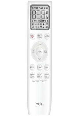 Кондиціонер TCL TAC-12CHSD/XAB1 Inverter White спліт-система, компресор інвертор, площа приміщення 40 кв.м, автоматичний, осушення, вентиляція, обігрів, охолодження, фреон R32, WI-FI