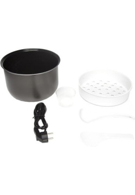 Мультиварка Redmond RMC-M26, Inox/Black, 830W, чаша 5л, дисплей, програм 16, антипригарне покриття, електронне керування, книга рецептів, черпак