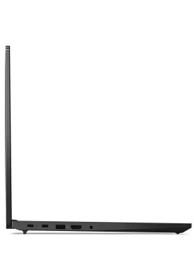 Ноутбук Lenovo ThinkPad E16 Gen 2, Black, 16" (1920x1200, IPS), Ryzen 5 7535HS (6x3.3-4.55 GHz), 32Gb DDR5, 1Tb NVMe, Radeon 660M, WiFi 6E, Bluetooth 5.3, Web, 2xType-C / 2xUSB 3.0, HDMI, 57 Wh, Без ОС (21M5001TRA)