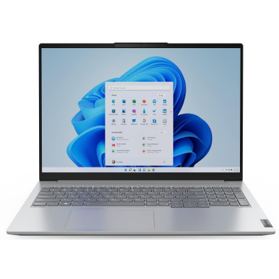 Ноутбук Lenovo ThinkBook 16 G6 ABP, Arctic Grey, 16" (1920x1200, IPS), Ryzen 3 7330U (4x2.3-4.3 GHz), 16Gb DDR4, 512Gb NVMe, Radeon Graphics, WiFi 6, Bluetooth 5.3, Web, 2xType-C / 2xUSB 3.0, HDMI, 71 Wh, Windows 11 Pro (21KKS00M00)