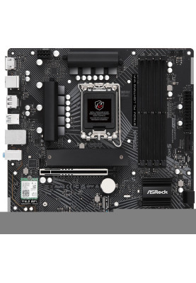 Материнська плата LGA1700, ASRock B760M PG Lightning WIFI, B760, 4xDDR5, Int.Video(CPU), 4xSATA3, 3xM.2, 1xPCI-E 5.0 x16, 1xPCI-E 3.0 x16, 1xM.2 (Key E), ALC897, RTL8125BG, WiFi 6E, Bluetooth 5.3, 6xUSB3.2/6xUSB2.0, HDMI/DP, CrossFire, MicroATX