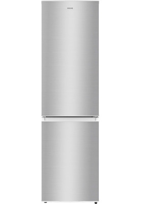 Холодильник Edler ED-230DBCI, Silver, двокамерний, з нижньою мор. камерою, загальний об'єм 170L, корисний об'єм 120L/50L, механічне керування, суперзамороження, A+, 151.8x44.4x53.6см