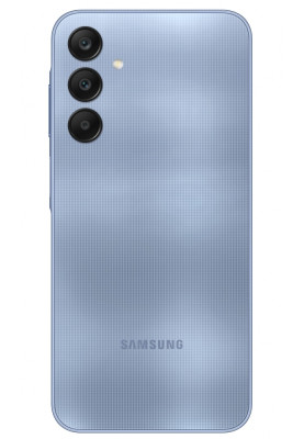 Смартфон Samsung Galaxy A25 5G (A256), Blue, 6.5" (2340x1080, 120 Гц, Super AMOLED), Exynos 1280 (8 ядер), Mali-G68 MP4, 8Gb, 256GB, microSD, 50/8/2Mp + 13Mp, WiFi 5, Bluetooth 5.3, NFC, Type-C, 5000 mAh (25 Вт), Android 14 (SM-A256BZBHEUC)
