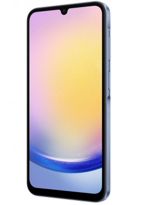 Смартфон Samsung Galaxy A25 5G (A256), Blue, 6.5" (2340x1080, 120 Гц, Super AMOLED), Exynos 1280 (8 ядер), Mali-G68 MP4, 8Gb, 256GB, microSD, 50/8/2Mp + 13Mp, WiFi 5, Bluetooth 5.3, NFC, Type-C, 5000 mAh (25 Вт), Android 14 (SM-A256BZBHEUC)