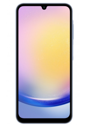 Смартфон Samsung Galaxy A25 5G (A256), Blue, 6.5" (2340x1080, 120 Гц, Super AMOLED), Exynos 1280 (8 ядер), Mali-G68 MP4, 8Gb, 256GB, microSD, 50/8/2Mp + 13Mp, WiFi 5, Bluetooth 5.3, NFC, Type-C, 5000 mAh (25 Вт), Android 14 (SM-A256BZBHEUC)
