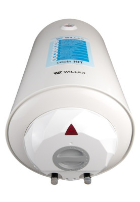 Водонагрівач Willer EV50R-HIT, White, 1500W, 50л, вертикальний, мокрий ТЕН, механічне управління, терморегулятор, термозахист, IPX4