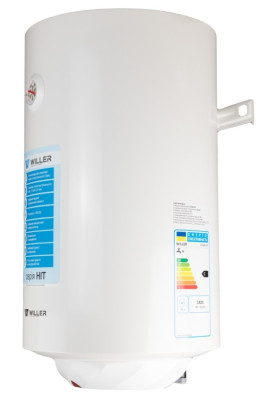 Водонагрівач Willer EV30R-HIT, White, 1500W, 30л, вертикальний, мокрий ТЕН, механічне керування, зовнішній терморегулятор, бак титанокварцова емаль, C, 57х34х35.2см