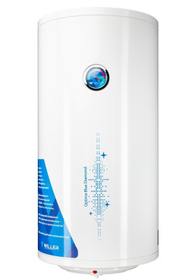 Водонагрівач Willer EV80DR Optima, White, 2000W, 80л, сухий ТЕН, 2 ТЕНи, механічне керування, зовнішній терморегулятор, бак титанокварцова емаль, C, 86.5х41х43см