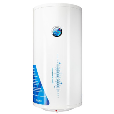 Водонагрівач Willer EV80DR Optima, White, 2000W, 80л, сухий ТЕН, 2 ТЕНи, механічне керування, зовнішній терморегулятор, бак титанокварцова емаль, C, 86.5х41х43см
