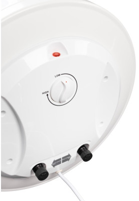Водонагрівач Willer EV80DR Optima, White, 2000W, 80л, сухий ТЕН, 2 ТЕНи, механічне керування, зовнішній терморегулятор, бак титанокварцова емаль, C, 86.5х41х43см
