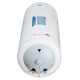 Водонагрівач Willer EV80SR-HIT Slim, White, 2000W, 80л, вертикальний, мокрий ТЕН, механічне керування, зовнішній терморегулятор, бак титанокварцова емаль, C, 103х38.5х39.7см