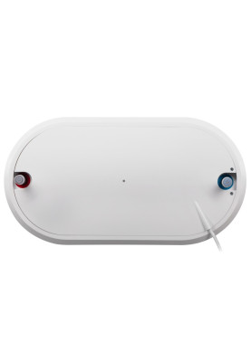Водонагрівач Willer EVH50DRI Libra, White, 2000W, 50л, плаский, сухий ТЕН, універсальний монтаж, 2 ТЕНи, електронне керування, цифровий дисплей, 2 режими потужності, зовнішній терморегулятор, бак титанокварцова емаль, D, 86.5х47х27см