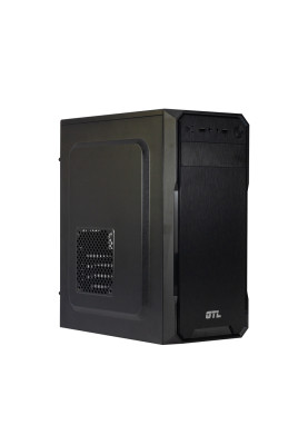 Корпус GTL T1638+ Black, 400W, Mini Tower, Micro ATX / Mini ITX, 2xUSB 2.0, 370x176x410 мм, 0.4 мм, 2.6 кг