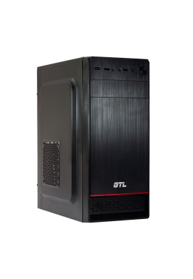 Корпус GTL T1610+ Black, 500W, Mini Tower, Micro ATX / Mini ITX, 2xUSB 2.0, 370x176x410 мм, 0.4 мм, 2.6 кг