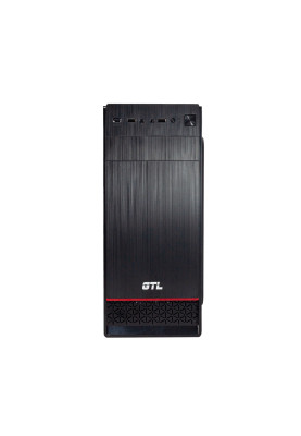 Корпус GTL T1610+ Black, 500W, Mini Tower, Micro ATX / Mini ITX, 2xUSB 2.0, 370x176x410 мм, 0.4 мм, 2.6 кг