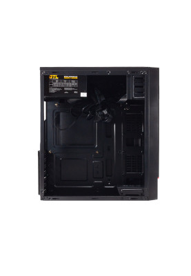Корпус GTL T1610+ Black, 500W, Mini Tower, Micro ATX / Mini ITX, 2xUSB 2.0, 370x176x410 мм, 0.4 мм, 2.6 кг