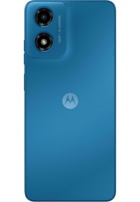 Смартфон Motorola G04, Satin Blue, 2 Nano-SIM, 6.56" (1612х720, IPS), Unisoc Tiger T606 (8x1.6GHz), RAM 4GB, ROM 64GB, MicroSD (до 1 ТБ), GPS, WiFi, Bluetooth, 16Mp + 5Mp, 5000 mAh, Type-C, IP52, Android 14 (PB130045RS)