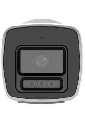 IP камера Hikvision DS-2CD1047G2H-LIUF 2.8mm, 4 МП ColorVu, 1/3", мікрофон, кут 115°, 60°,143°, день/ніч, LED 30м, H.265+, H.265, H.264+, H.264, 2560×1440 20 к/с, RJ45, PoE, IP67