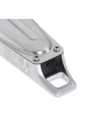 Машинка для стрижки Adler AD-2831, Silver, 100W, живлення мережа/акумулятор, насадки: 6 шт (1.5; 3; 4.5; 6; 9; 12 мм), LED-дисплей, USB C кабель живлення 2 м
