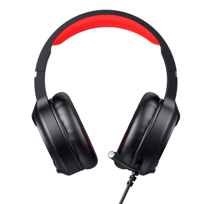 Навушники Havit HV-H2233d Black/Red, AUX (3.5мм) x2, USB, 20 Ом, кабель 2.2 м