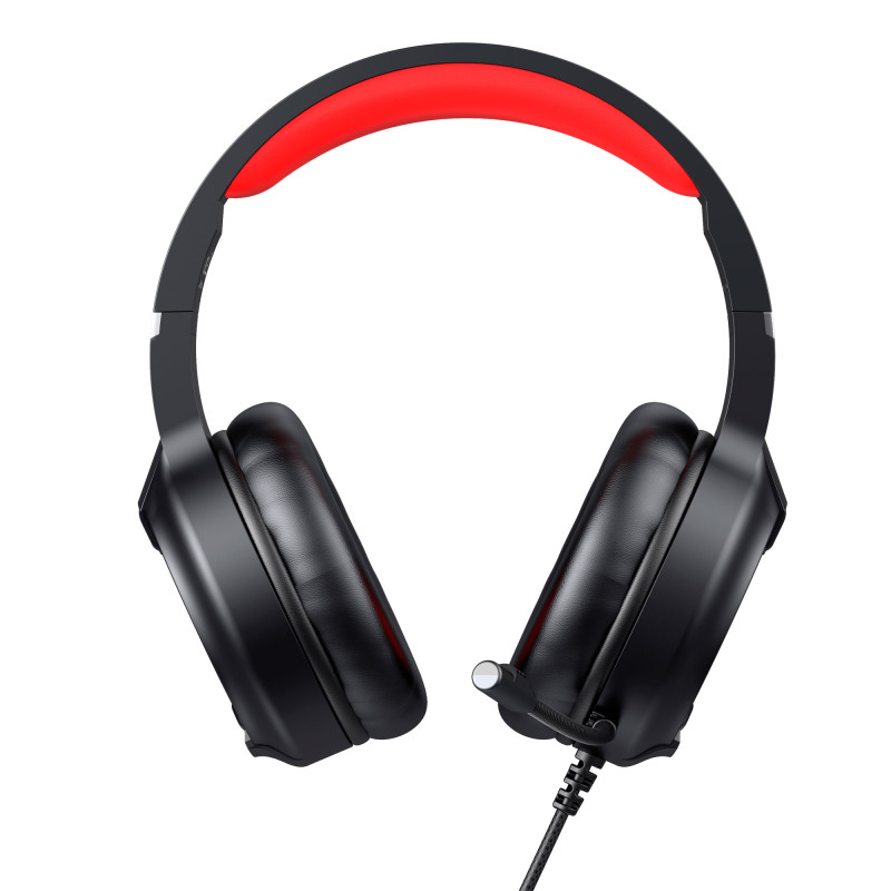 Навушники Havit HV-H2233d Black/Red, AUX (3.5мм) x2, USB, 20 Ом, кабель 2.2 м