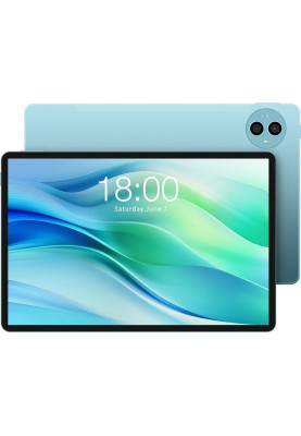 Планшет 11" Teclast P50 4G, Blue, (1280x800), Unisoc T606, RAM 6Gb, ROM 128Gb, MicroSD (max 1Tb), GPS+ ГЛОНАСС, Wi-Fi 6, BT 5.0, 2 Cam (13Mp + 5Mp), 8000 mAh, Android 14 (6940709686232)