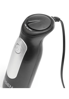 Блендер Eisen EHB-632, Black, 600W, занурювальний, 3 швидкості з плавним регулюванням, подрібнювач 650мл, вінчик