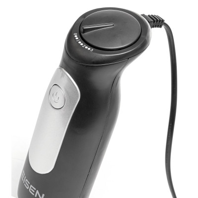 Блендер Eisen EHB-632, Black, 600W, занурювальний, 3 швидкості з плавним регулюванням, подрібнювач 650мл, вінчик