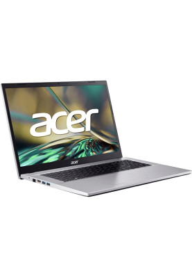 Ноутбук 17" Acer Aspire 3 A317-54-530K (NX.K9YEU.00D) Pure Silver 17.3" FullHD 1920x1080 IPS матовий, Intel Core i5-1235U 0.9-4.4GHz, RAM 16GB, SSD 512GB, Intel Iris Xe Graphics, DOS