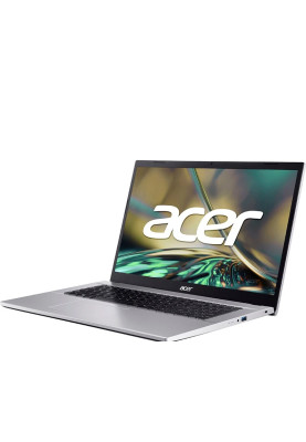 Ноутбук 17" Acer Aspire 3 A317-54-530K (NX.K9YEU.00D) Pure Silver 17.3" FullHD 1920x1080 IPS матовий, Intel Core i5-1235U 0.9-4.4GHz, RAM 16GB, SSD 512GB, Intel Iris Xe Graphics, DOS
