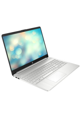 Ноутбук 15" HP 15s-fq5039ua (A5AJ2EA) Natural Silver, 15.6", матовий LED Full HD 1920x1080 IPS, Intel Core i3-1215U 3.3-4.4GHz, RAM 16Gb, SSD 512Gb, Intel UHD Graphics, DOS
