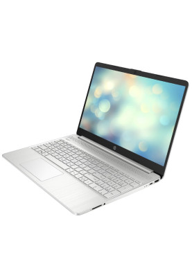 Ноутбук 15" HP 15s-fq5039ua (A5AJ2EA) Natural Silver, 15.6", матовий LED Full HD 1920x1080 IPS, Intel Core i3-1215U 3.3-4.4GHz, RAM 16Gb, SSD 512Gb, Intel UHD Graphics, DOS