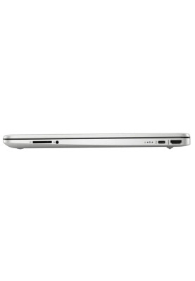 Ноутбук 15" HP 15s-fq5039ua (A5AJ2EA) Natural Silver, 15.6", матовий LED Full HD 1920x1080 IPS, Intel Core i3-1215U 3.3-4.4GHz, RAM 16Gb, SSD 512Gb, Intel UHD Graphics, DOS