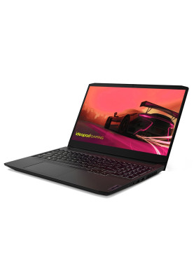Ноутбук 15" Lenovo IdeaPad Gaming 3 15ACH6 (82K202CTRA) Shadow Black 15.6" FullHD 144 Гц 1920x1080 IPS матовий, AMD Ryzen 5 5500H 3.3-4.2GHz, RAM 16GB, SSD 512GB, nVidia GeForce RTX 2050 4GB, DOS