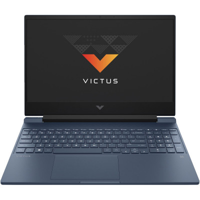 Ноутбук 15" HP Victus 15-fb1002ua (A31W8EA) Performance Blue 15.6" FullHD 1920x1080 IPS матовий 144Hz, AMD Ryzen 5 7535HS 3.3-4.55GHz, RAM 16GB, SSD 512GB, nVidia GeForce RTX 2050 4GB, DOS, підсвічування клавіатури