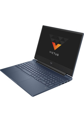 Ноутбук 15" HP Victus 15-fb1002ua (A31W8EA) Performance Blue 15.6" FullHD 1920x1080 IPS матовий 144Hz, AMD Ryzen 5 7535HS 3.3-4.55GHz, RAM 16GB, SSD 512GB, nVidia GeForce RTX 2050 4GB, DOS, підсвічування клавіатури