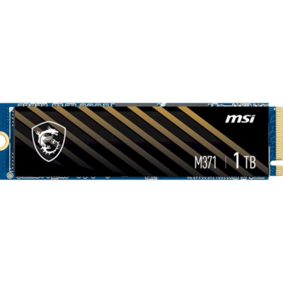 Твердотільний накопичувач SSD 1Tb, MSI Spatium M371, PCI-E 3.0 x4, M.2 2280, 3D TLC, 2350/1700 МБ/с (S78-440L870-P83)